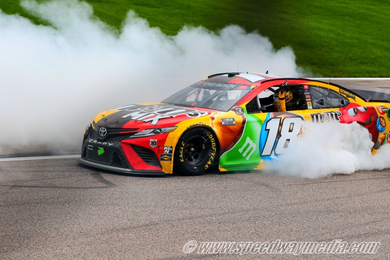 Buschy McBusch 400 - Kyle Busch - photo by Ron Olds.JPG