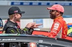 Ty Gibbs+Bubba Wallace chat
