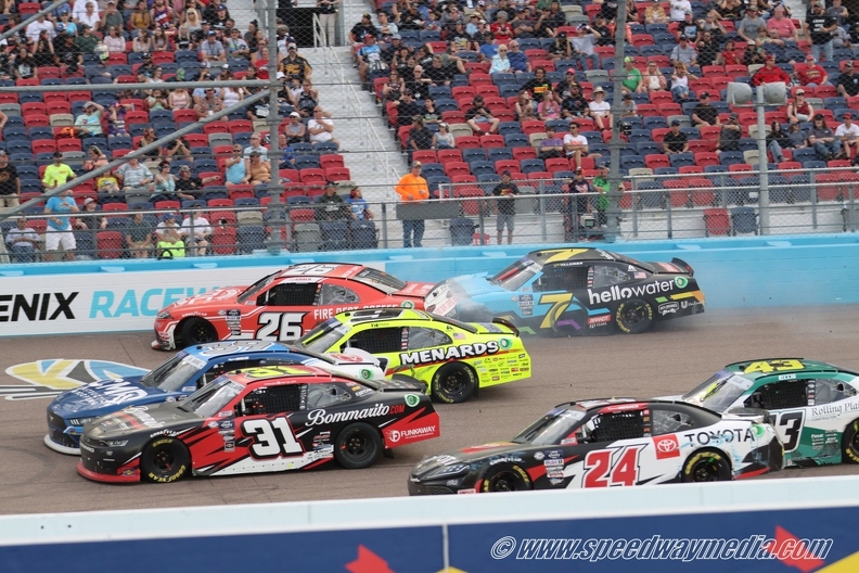 Kaz Grala - Justin Allgaier crash-1