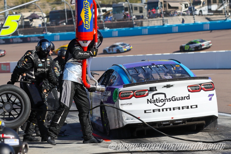 Cory LaJoie.pit stop