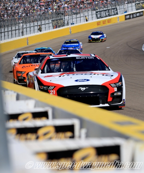 Harrison Burton leads the parade