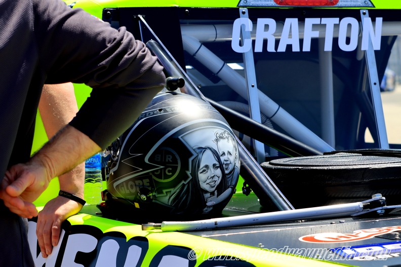 art work on Matt Crafton.JPG