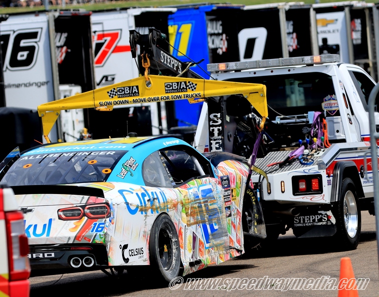 AJ Allmendinger headed to the garage.JPG