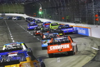 dowm the front stretch