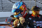 Connor Zilisch with helmet