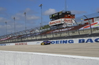 Dean Thompson down the back stretch