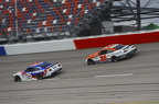 Harrison Burton and Gregg Van Alst