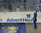 Carson Hocevar victory flag