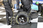 Carson Hocevar victory flat tire 