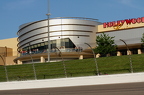 fans watching the race from Hollywood casino