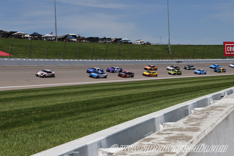 Start of Advent Health 400 NASCAR Cup race.JPG