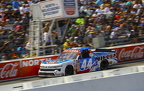 Connor Jones under the flagman