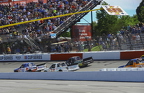 Cory Heim leads the field to turn 1