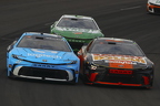 Bubba Wallace and John Hunter Nemechek trade paint
