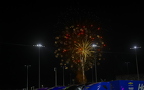 After race fire works