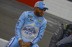 Ross Chastain relaxing before the start