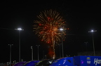 Victory lane fireworks