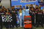 Corey Heim with his crew in victory lane