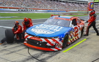 Jesse Love's first pit stop