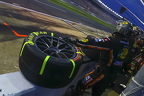 Chase Briscoe's crew getting his tires ready