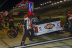 Toni Breidinger pit stop