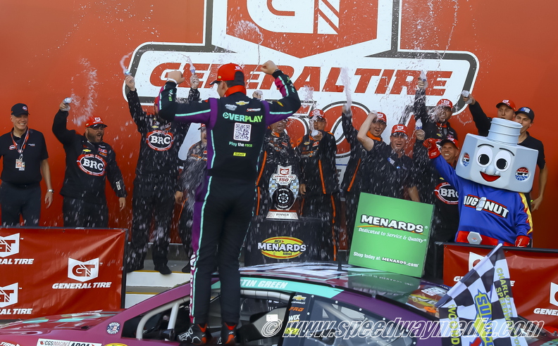 Winner Austin Green getting drenched in victory lane.jpg
