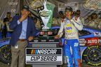 Chase Elliott with Georgia peaches