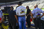 Carson Hocevar with his new firesuit