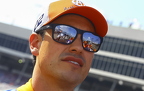 Joey Logano with shade