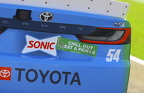 Sonic sponsorship on the rear of Ty Gibbs car