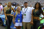 Monster Energy girls with fans