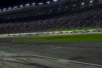 The front stretch at night