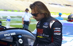 Ryan Sieg getting ready to qualify