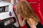 29 Kevin Harvick's daughter Piper signs nosepiece
