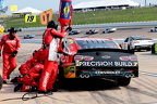 Justin Allgaier pit stop