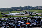 NASCAR Team planes parked nearby