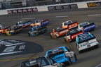 Racing action