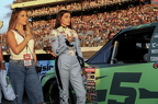 Toni Breidinger pre-race