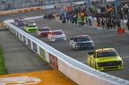 Trucks down pit lane