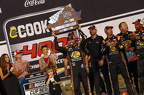 Austin Dillon and trophy