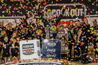 Austin Dillon celebrates his win
