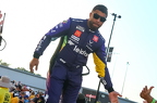 Bubba Wallace at drivers intro