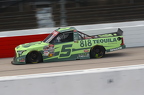 Toni Breidinger on front stretch