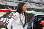 Toni Breidinger on pit road