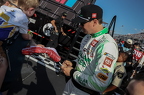 Erik Jones signing autographs