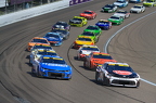 Racing at Kansas Speedway