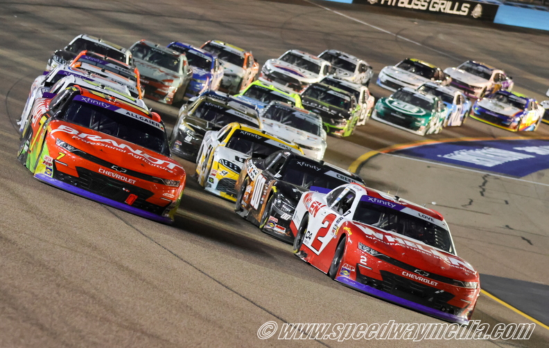 Justin Allgaier - Jesse Love restart.JPG