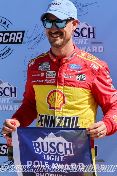 Joey Logano pole award 1.JPG