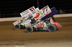 57 Kyle Larson - 77 Gioranni Scelzi
