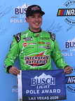 Christopher Bell pole award 2